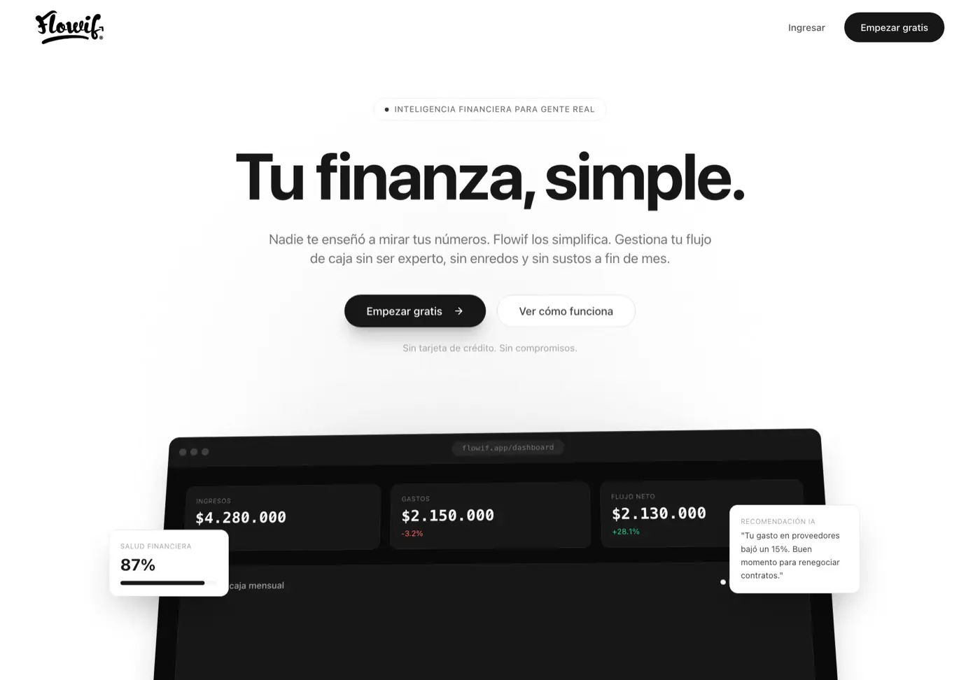Plataforma financiera Flowif